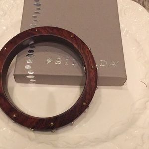 Silpada B3303 Wildwood Studded Bangle